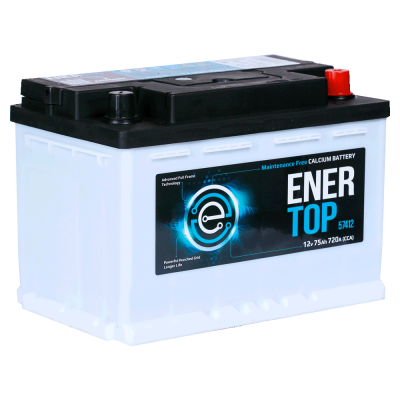 Аккумулятор  ENERTOP Korea 6ст-75 пп  (57413)