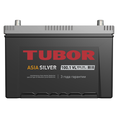 Аккумулятор TUBOR ASIA SILVER 6СТ-100.1 VL B01