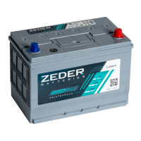 Аккумулятор ZEDER ASIA 6ст-100 (0) евро