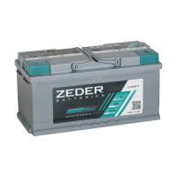 Аккумулятор ZEDER 6ст-100 (0) евро (низкий)