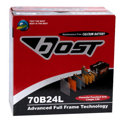 Аккумулятор BOST ASIA 6ст-55 оп (70B24L)